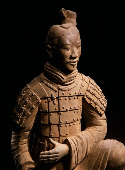 Terrakotta-Armee-Krieger, Mausoleum des Kaisers Qin Shi Huang, 3. Jahrhundert v. Chr. (Foto) von Chinese School