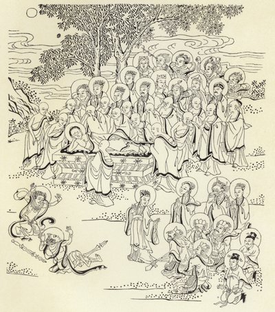 Der Tod Buddhas von Chinese School