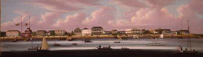 Die Shanghai-Regatta mit Blick auf den Bund, ca. 1850 von Chinese School