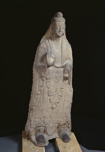 Statue des Buddha Sakyamuni, Nördliche Wei-Dynastie, ca. 386-534 von Chinese School Chinese School