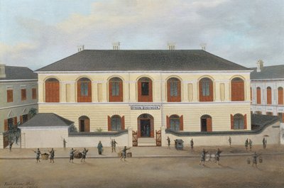 Das Haus von Byron Bininger (1826-1903), Shanghai, ca. 1870 von Chow Qua