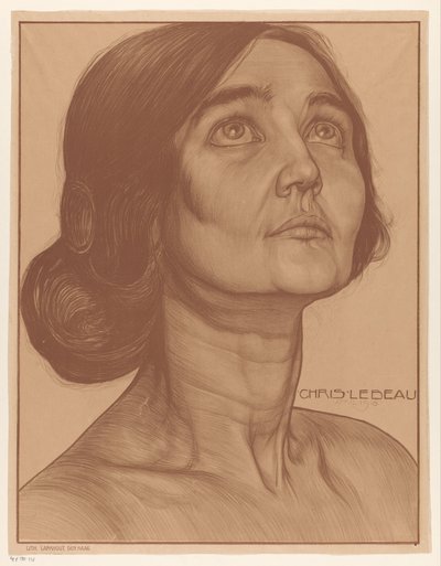Porträt einer Frau von Chris Lebeau