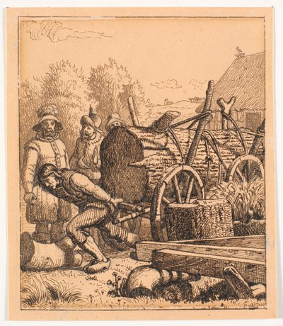 Illustration zu St. St. Blicher, Die drei Heiligenabende von Christen Dalsgaard