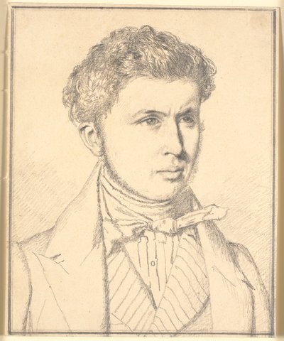 Porträt des Bruders des Künstlers, H.P.N.Købke (1812-39) von Christen Købke