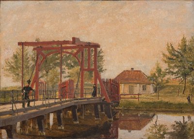 Die nördliche Zugbrücke zur Zitadelle in Kopenhagen von Christen Købke