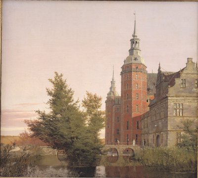 Schloss Frederiksborg, gesehen von Nordwesten von Christen Købke