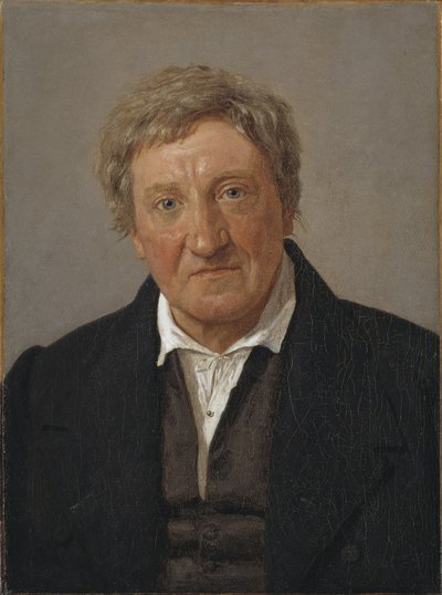 Der Lebensmittelhändler Peter Petersen, der Onkel des Künstlers von Christen Købke