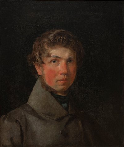 Selbstporträt, ca. 1833 von Christen Schjellerup Kobke