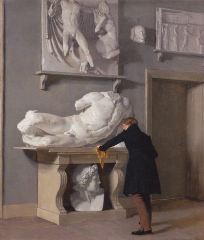 Die Ansicht der Gipsabgusssammlung im Charlottenborg-Palast von Christen Schjellerup Kobke