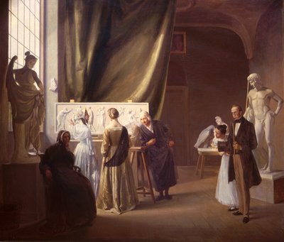 Das Atelier von Bertel Thorvaldsen (1770-1844) 1899 von Christian Bang