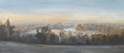 Blauer Sonntagmorgen im Winter - Richmond Hill, 2013 von Christian Furr
