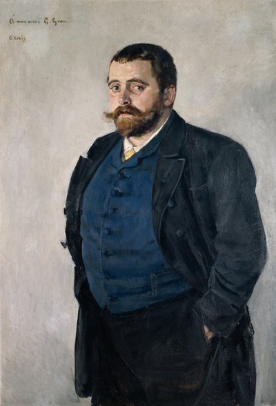 Gerhard Gran (1856-1925), Professor für nordische Literatur von Christian Krohg