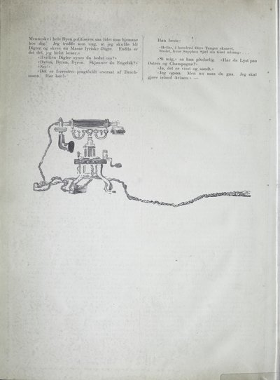 Illustration aus dem Buch 12 af vore samtidige von Christian Krohg, veröffentlicht von Feilberg & Landmark (Kristiania, 1895) von Christian Krohg