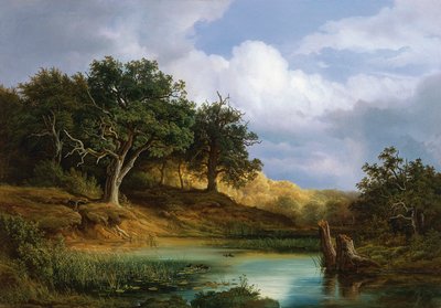 Eichen am Wasser von Christian Morgenstern