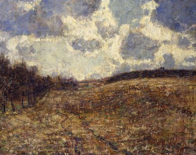Felder und Hügel bei Weimar von Christian Rohlfs