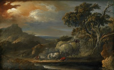 Stürmische Landschaft von Christian Wilhelm Ernst Dietrich
