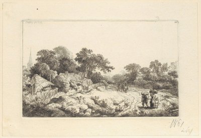 Weg hinter dem Dorf von Christian Wilhelm Ernst Dietrich