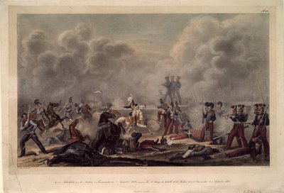 Auf dem Schlachtfeld von Borodino vor dem Dorf Semenovsky von Christian Wilhelm Faber du Faur von