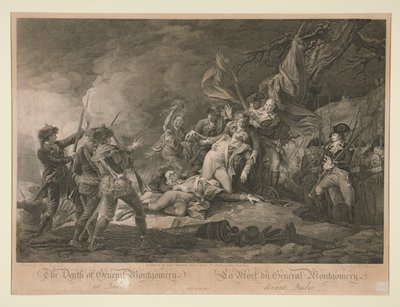 Der Tod von General Montgomery von Quebec von Christian Wilhelm Ketterlinus