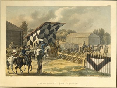 Gzhatsk am 5. September 1812, 1820er Jahre von Christian Wilhelm von Faber du Faur