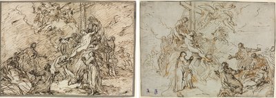 Die Kreuzabnahme (recto) und (verso) von Christian Wink