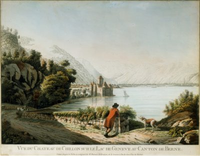 Blick auf Schloss Chillon von Christian von Mechel