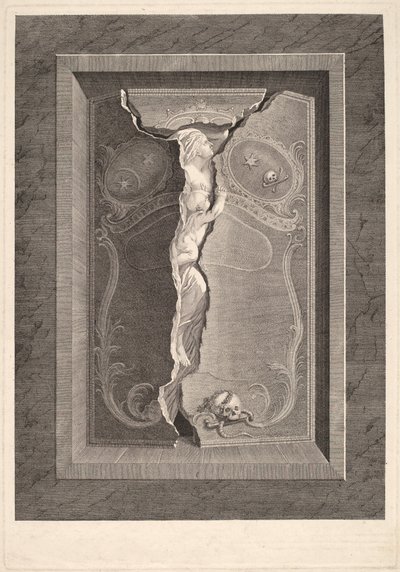 Das Grab von Madame Langhans von Christian von Mechel and Bartholomäus Hübner, after Johannes August Nahl, the Younger