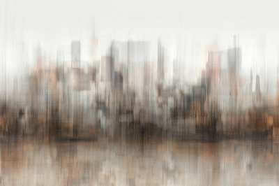 Verschwommene Stadtreflexionen von Christina Sillen