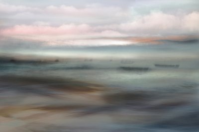 Träumende Pastell-Meereslandschaft von Christina Sillen
