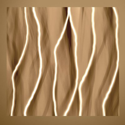 Goldene Fließende Linien von Christina Sillen