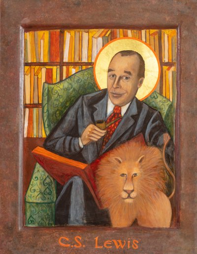 C. S. Lewis Ikone, 2021 von Christine Hales