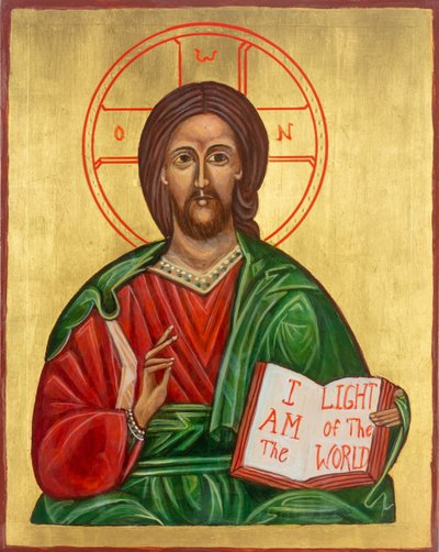 Christus Pantokrator von Christine Hales