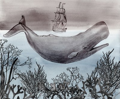 Tiefsee-Wal-Schiff von Christine Lindstrom