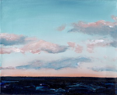 Pastell Ozeanhorizont von Christine Lindstrom