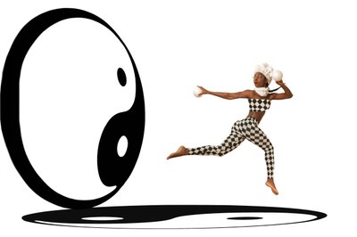 Harlekin Yin Yang Balance von Christine von Diepenbroek