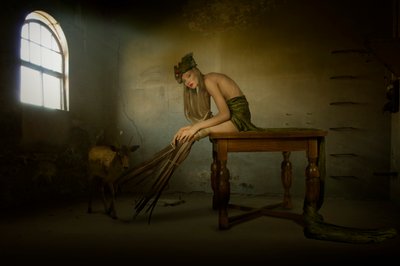 Geheimnisvolle Waldnymphe von Christine von Diepenbroek