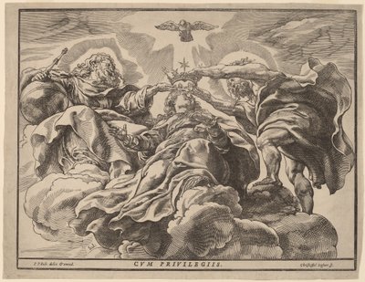 Krönung der Jungfrau von Christoffel Jegher after Sir Peter Paul Rubens