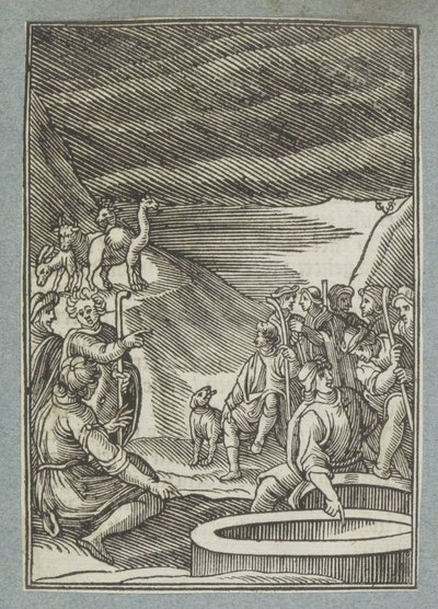 Joseph wird in die Grube geworfen von Christoffel van Sichem (II)