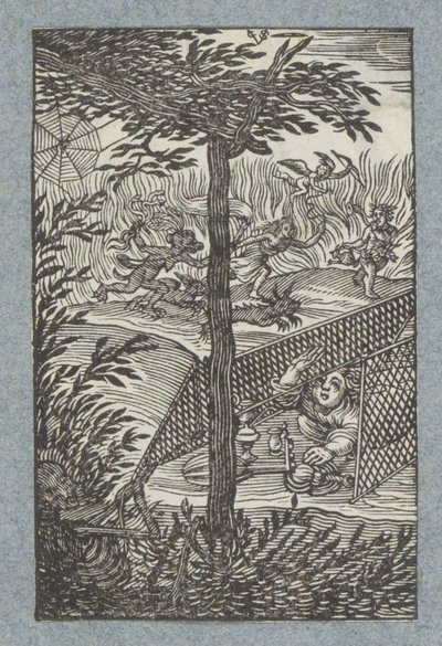 Kind gefangen in den Netzen des Todes von Christoffel van Sichem (II)