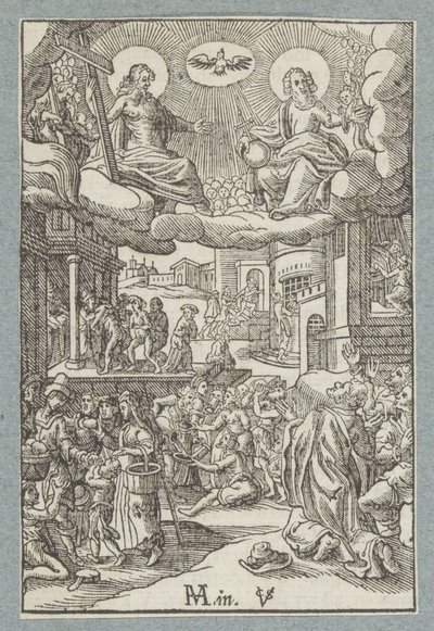 Unser Vater im Himmel, geheiligt werde dein Name von Christoffel van Sichem (II)