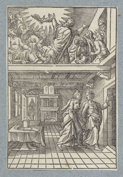 Ausgießung des Heiligen Geistes von Christoffel van Sichem (II)