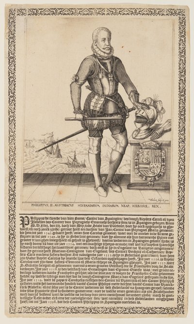 Philipp II., König von Spanien von Christoffel van Sichem I