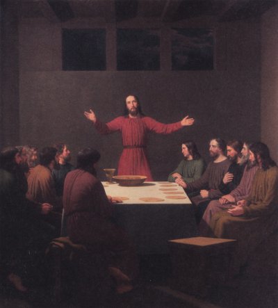 Das letzte Abendmahl von Christoffer Wilhelm Eckersberg