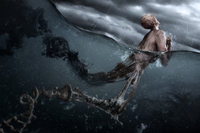 Surrealer Sturm der Wiedergeburt von Christophe Kiciak