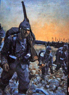 Deutsche Infanterie von 1914 in Felduniform von Christopher (after) Clark