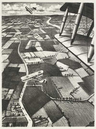 In der Luft, 1917 von Christopher Richard Wynne Nevinson