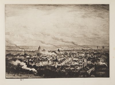 London vom Parliament Hill von Christopher Richard Wynne Nevinson