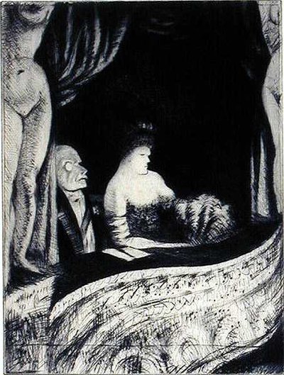 Erfolg (Eine Loge im Theater) von Christopher Richard Wynne Nevinson