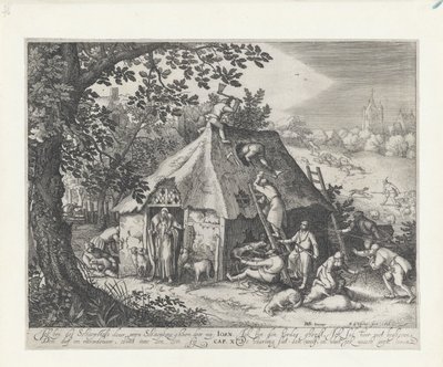 Christus bei der Schafhürde von Claes Jansz. Visscher (II)