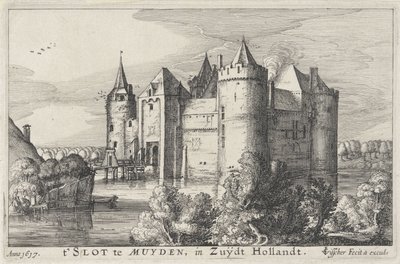 Blick auf das Muiderslot von Claes Jansz. Visscher (II)